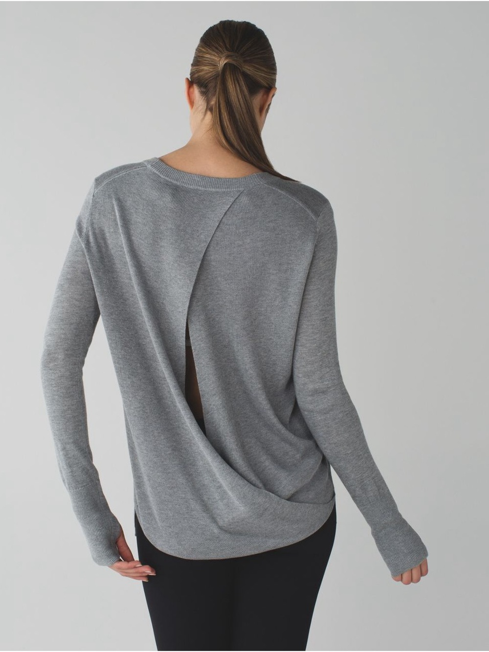 Lululemon Size 8/10 Lightweight Sweater Lululemon Bring It Backbend